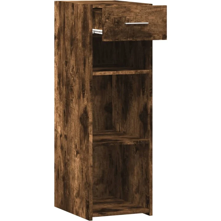 vidaXL Sideboard Räuchereiche 30x42,5x93 cm Holzwerkstoff 846310 – Bild 7