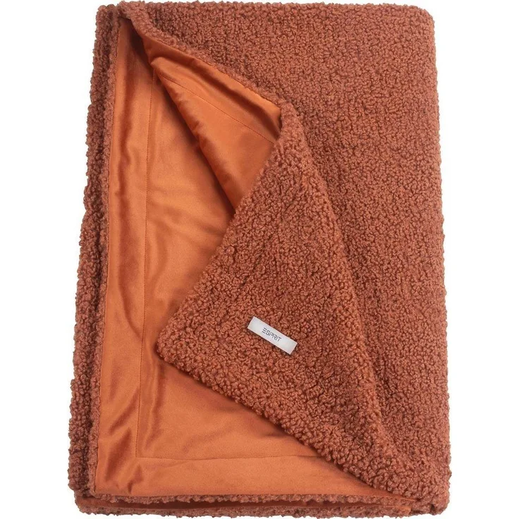 Wohndecke Teddy, Esprit, im Teddy-Look, Kuscheldecke