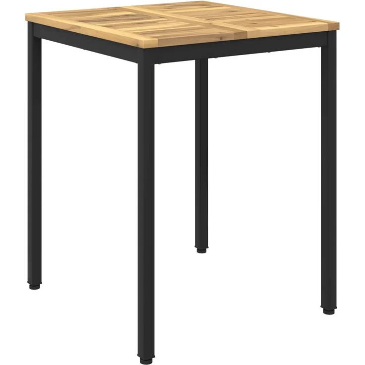 vidaXL Gartentisch NAARDEN Weiß gewaschen und Schwarz 901754 – Bild 2