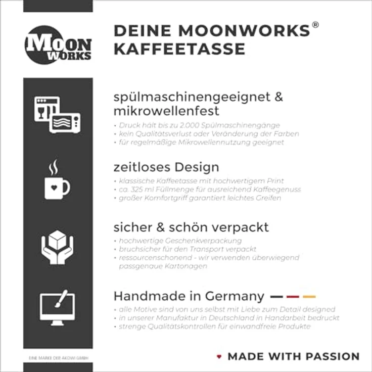 MoonWorks Tasse Kaffeetasse Bester Papa der Welt Geschenk Geschenktasse MoonWorks®, Keramik – Bild 8