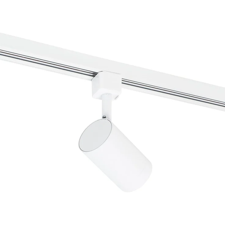 Qazqa Schienensystem-Sets Iconic jeana, ohne Leuchtmittel, GU10, Weiß, Modern, Stahl, Deckenstrahler 10-flammig – Bild 4