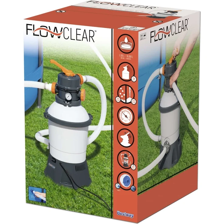 Bestway Flowclear Sandfilterpumpe 3202504 – Bild 6