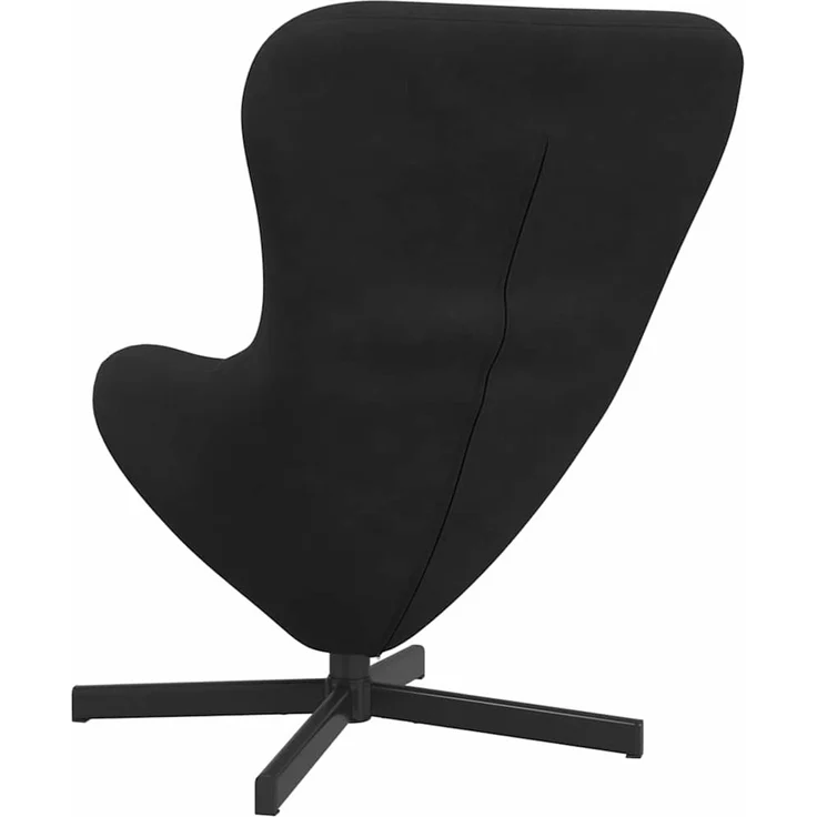 vidaXL Eiersessel Schwarz 63 x 73 x 90 cm Samt 42002762 – Bild 5