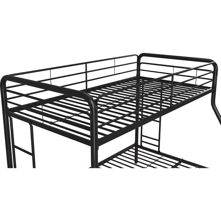DHP Furniture Twin-Over-Ganzmetall-Etagenbett Dorel Mehrere Farben, platzsparendes Design, langlebige Stahlrahmenkonstruktion – Bild 3
