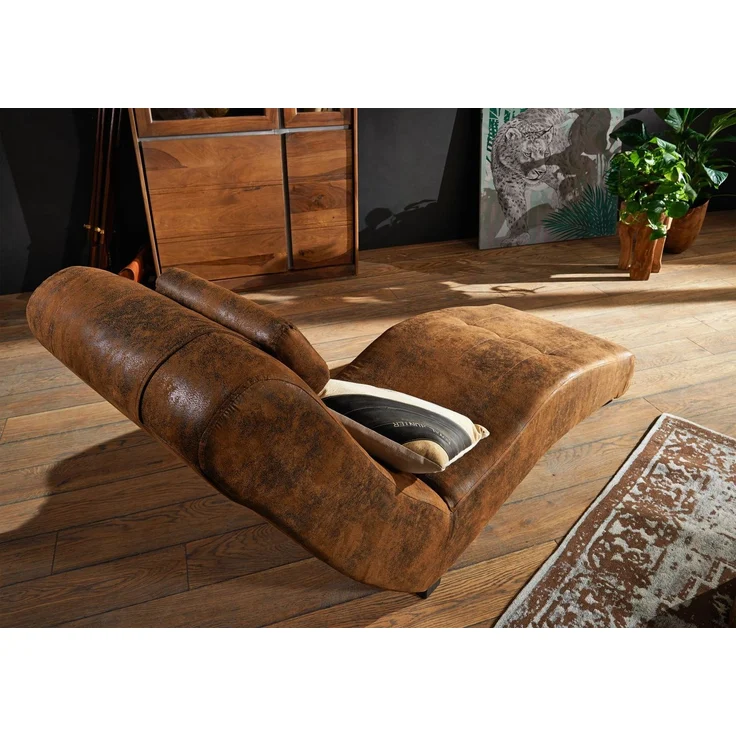Relaxliege 180x62x87 braun SPLEEN – Bild 4