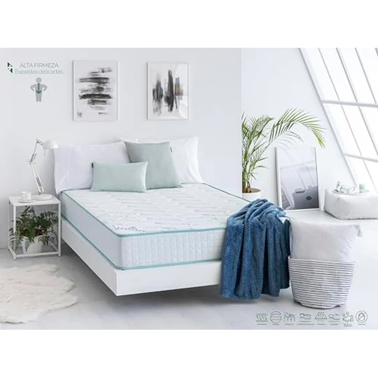 Dormio Orthopädisch - Eliocel Matratze, Schaumstoff, 135x200 cm, Weiß, Fest, Ergonomisch – Bild 3