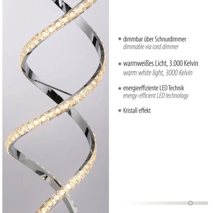Paul Neuhaus Stehlampe KIRIBI, LED fest integriert, Warmweiß – Bild 4