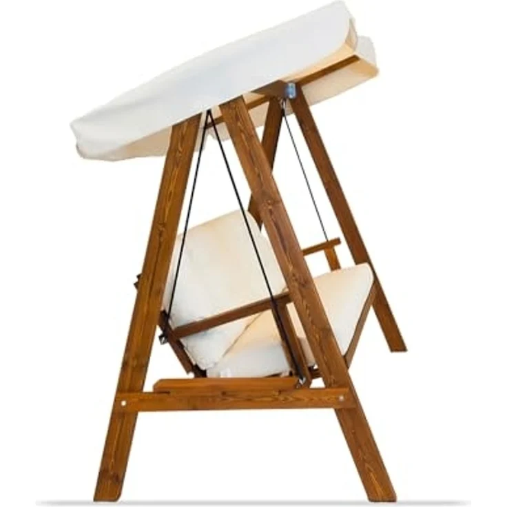 Westmann Holz Hollywoodschaukel Pera 2000 | Beige – Bild 3