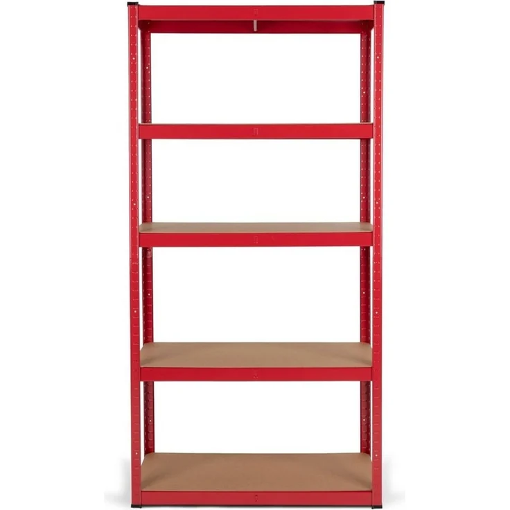 Stagecaptain Schwerlastregal Lagerregal - 5 variabel montierbare Böden - auch als Werkbank umbaubar, Tragkraft pro Boden: 175 kg, gesamt 875 kg – Bild 4