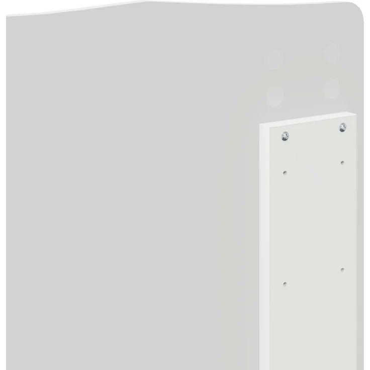 vidaXL Bettrahmen mit Kopfteil Weiß 160 x 200 cm Massives Kiefernholz 3413281 – Bild 10