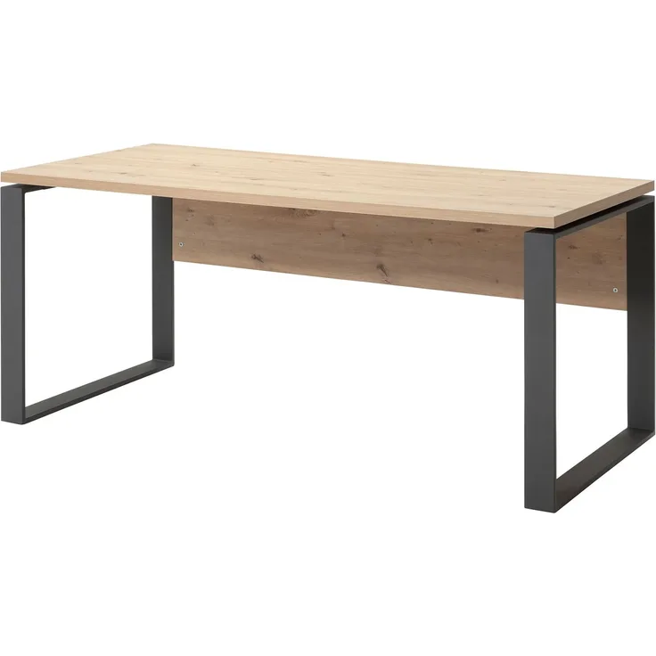 Schreibtisch Design-Office / Disegno, Holzfarben, 170 x 75 x 80 cm