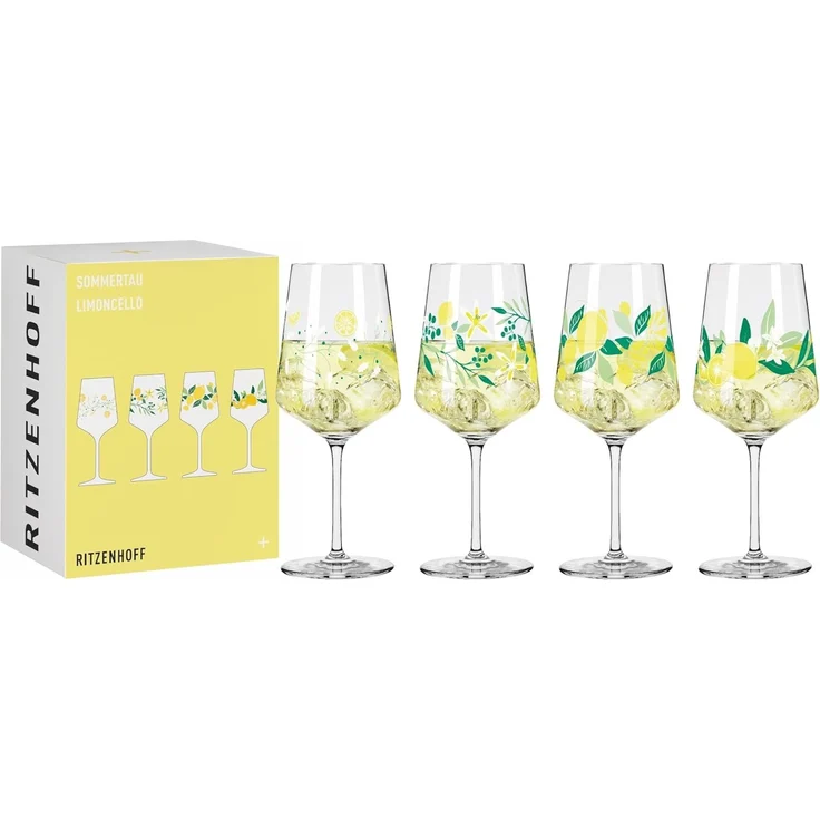 Ritzenhoff Sommertau Limoncello Aperitifgläser 4er Set 2024 – Bild 1