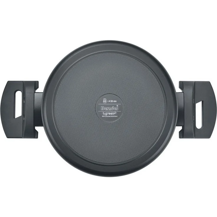 Berndes b. green Kochtopf mit Glasdeckel, Topf, Aluminium, Schwarz, 20 cm, 0015444502