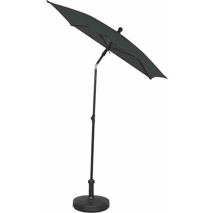 City Mittelstockschirm anthrazit/grau 140x210cm – Bild 9