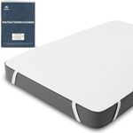 Matratzenschoner 140x200 cm Wasserdicht Oeko-TEX Zertifiziert von Twinzen - Matratzenschoner 140x200 Baumwolle Atmungsaktiv mit 4 Eckgummis