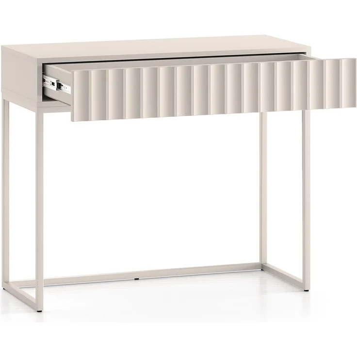 Selsey 'Derriva' Schminktisch mit Schublade, hellbeige, ca. 78 x 92 x 40 cm – Bild 4