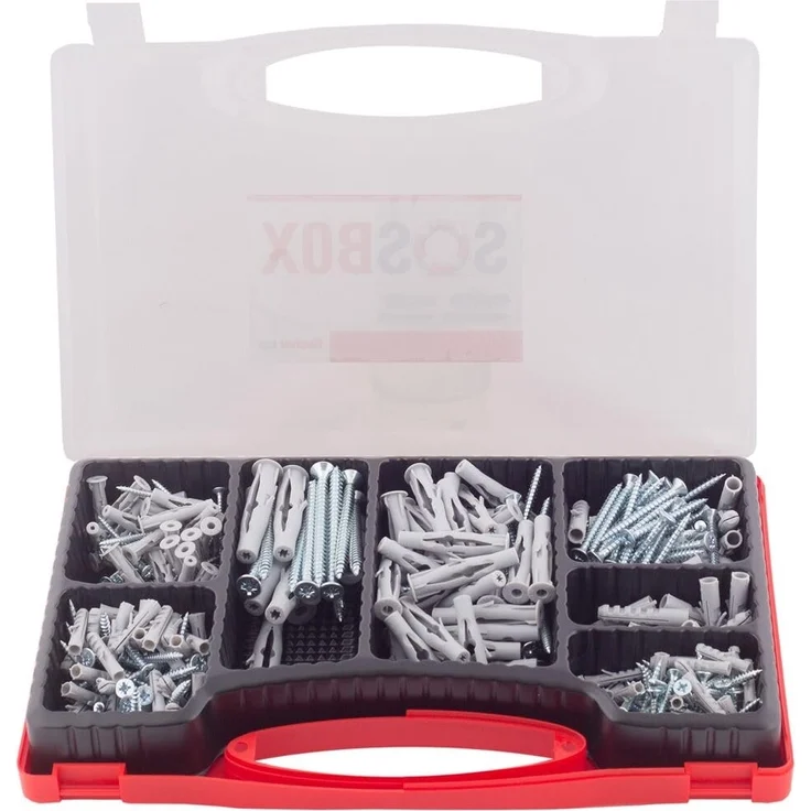 fischer SOS-Box S / FU + S 533629 Universaldübel-Sortiment, 210 St. – Bild 4