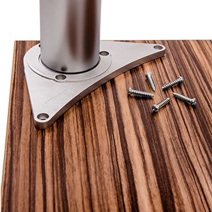 sossai® Tischbein Premium Tischbeine Ø60 mm im Alu-Design, höhenverstellbar +2cm – Bild 4