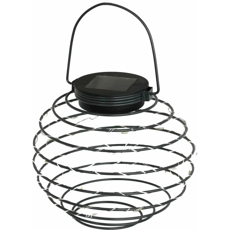 4er Set LED Solarleuchte, Bienennest, anthrazit, D 15 cm – Bild 4