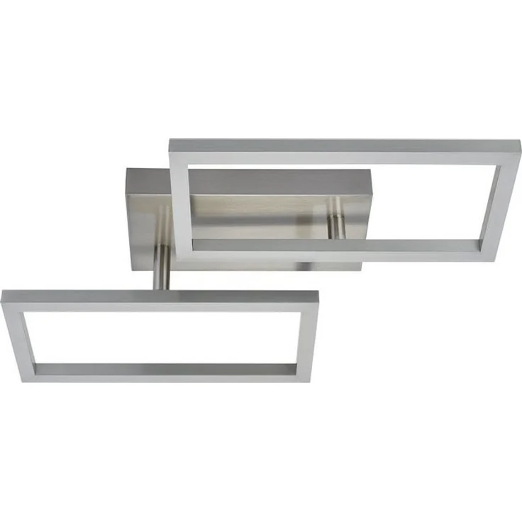 MeLiTec LED Deckenleuchte D127, LED fest integriert, warmweiß, aus Metall, schwenkbare Rahmen, warmweiß, eckig, moderne Deckenlampe – Bild 4