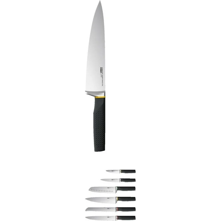 Joseph Joseph Lock Block™ - 6-teiliges Messerset mit integrierter Kindersicherung - Schwarz – Bild 3