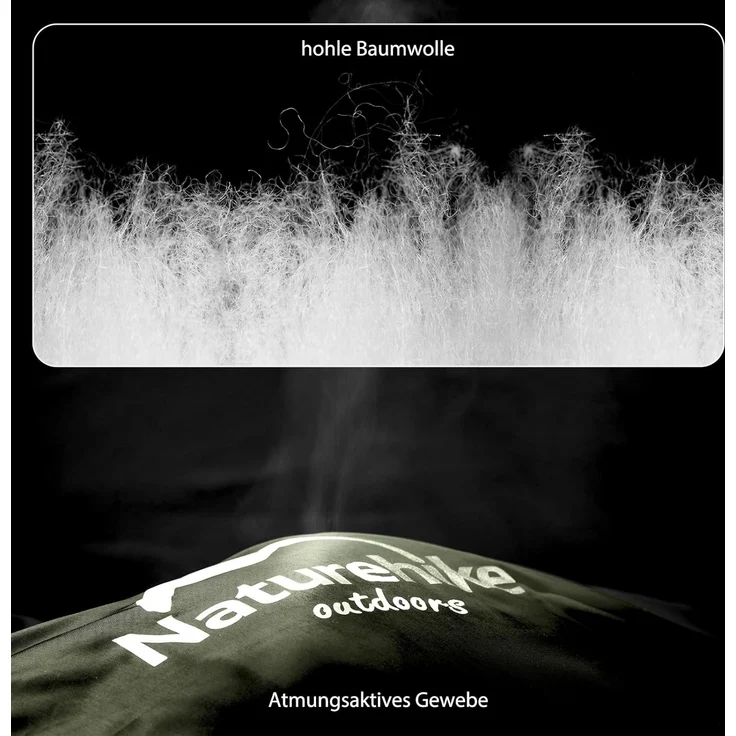Naturehike Deckenschlafsack - Sleeping Bag, 7°C warmes und kühles Wetter -leicht, Jugendliche und Erwachsene zum Wandern, Rucksackreisen und Campen – Bild 3