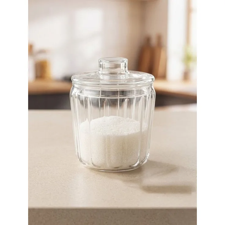 EKA Zuckerdose Stripe Borosilikatglas Zuckerdose, (2-tlg)