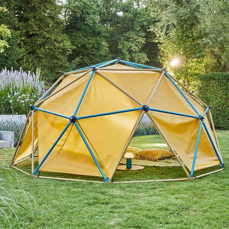 HOME DELUXE Klettergerüst inkl. Zelt und Schaukel MATTI - Grün
