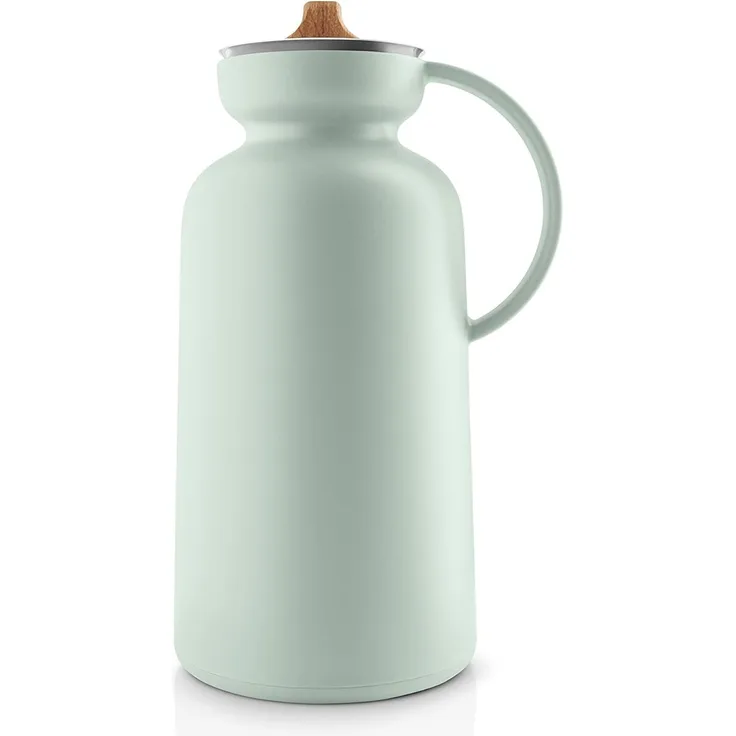 Eva Solo Isolierkanne Silhouette, Thermokanne, Edelstahl, Kunststoff, Sage, 1 L, 502877