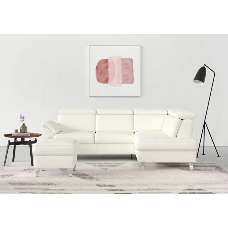 sit&more Ecksofa Arngast L-Form, inklusive Kopfteilverstellung und Federkern – Bild 1