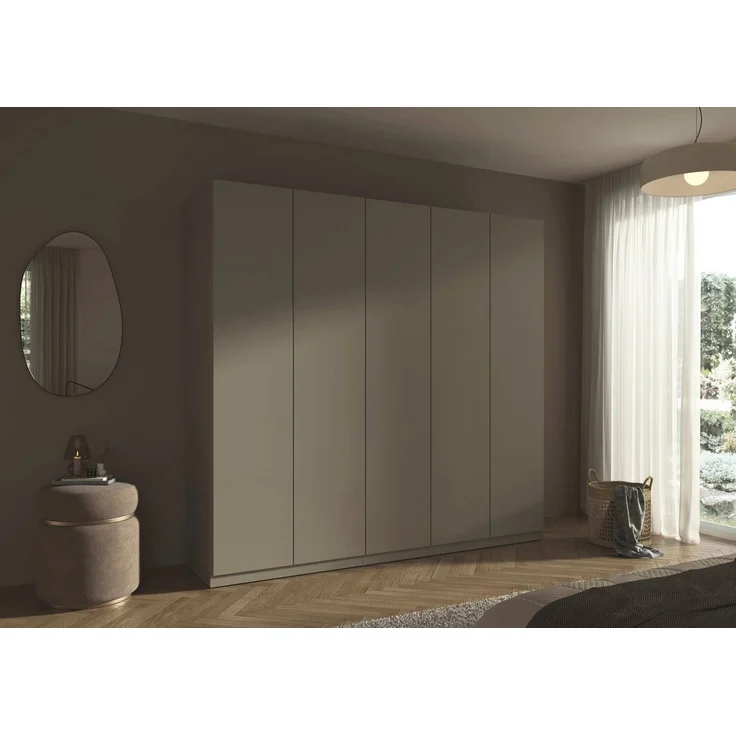 rauch Kleiderschrank Schlafzimmer Garderobe Kinderzimmer WELTNEUHEIT ELVIK by rauch-ONE (3 Ausstattungsvarianten - Breiten 47-405 cm, Höhen 187/212/231 cm) PATENTIERTES SCHNELLMONTAGESYSTEM mit Push-to-open MADE IN GERMANY – Bild 2