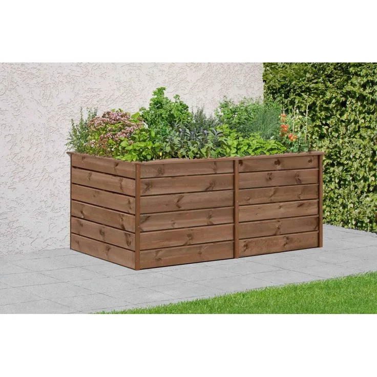 Hochbeet ALMA XL 206 x 103 x 80 cm, braun
