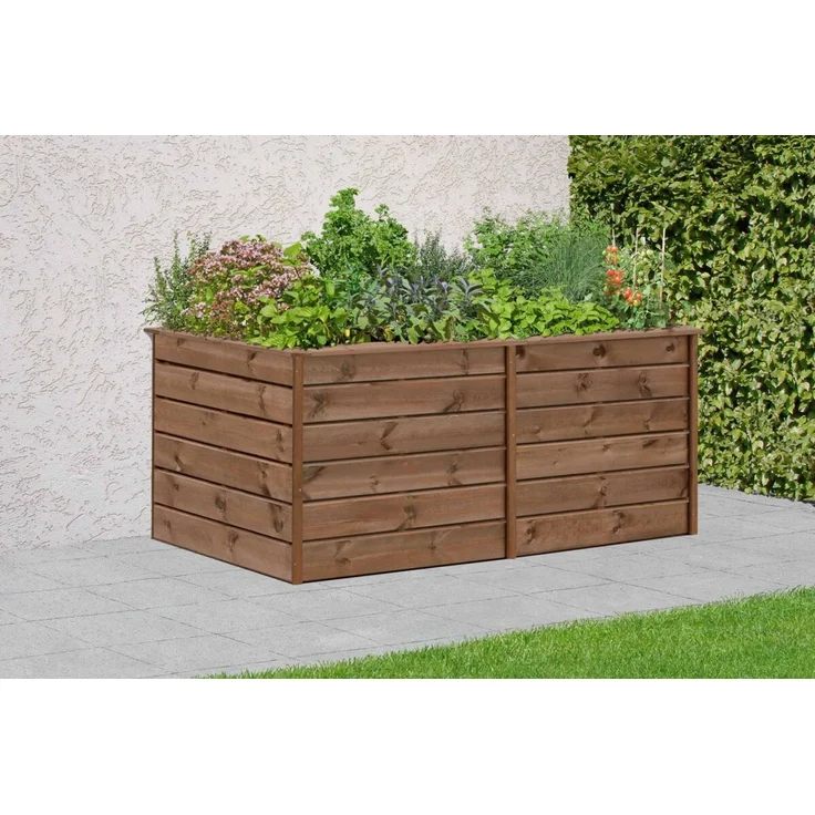Hochbeet ALMA XL 206 x 103 x 80 cm, braun
