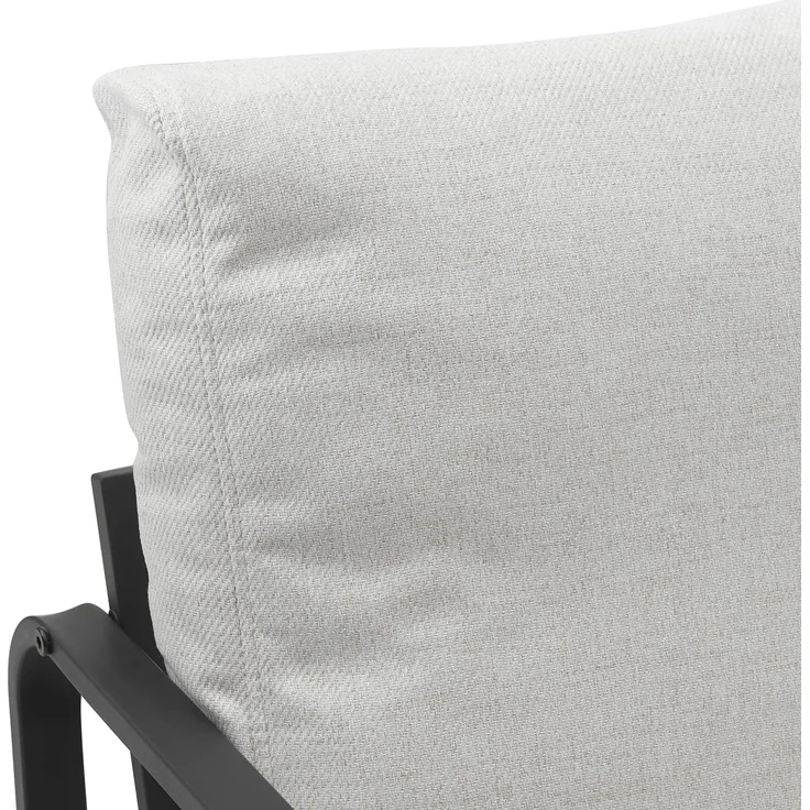 CLP Lounger Manea mit Metallgestell,creme Stoff – Bild 7