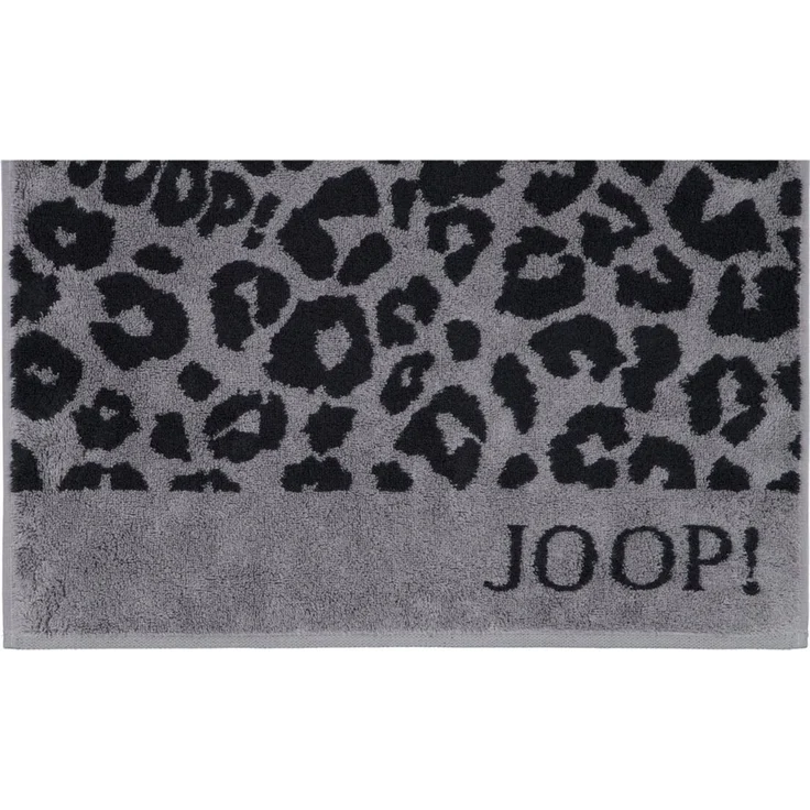 JOOP! Handtuch Joop! Handtuch Duschtuch Gästetuch Leo Allover 1707-90 graphit, Walkfrottier (1-St), 100% Baumwolle – Bild 2