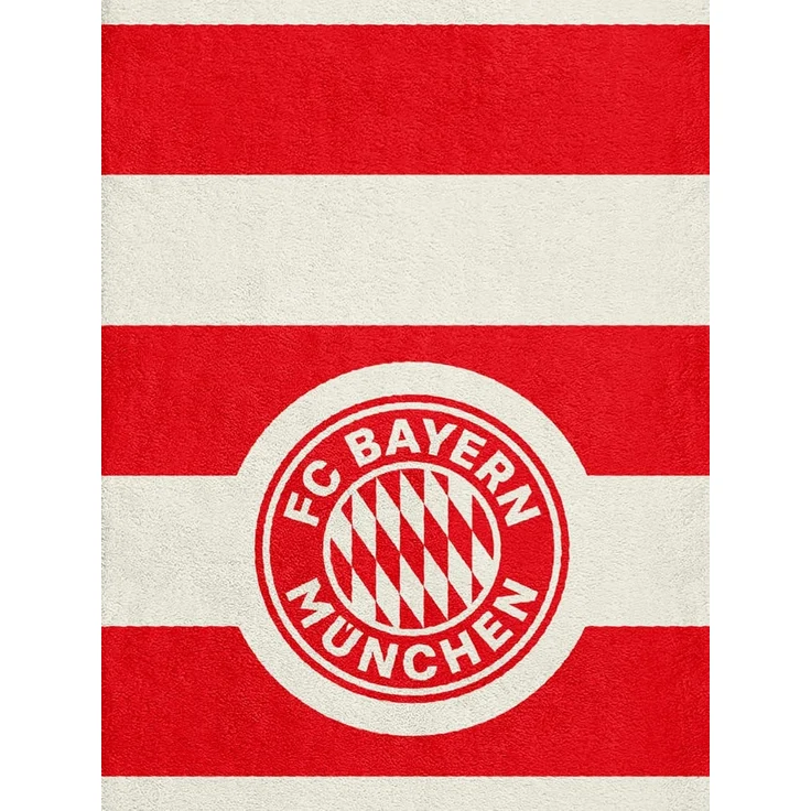 FC Bayern München Duschtuch FC Bayern München Duschtuch Rot / Weiß – Bild 5