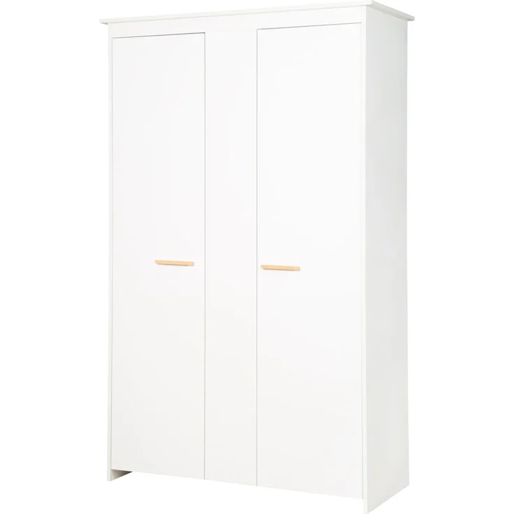 roba Kinderzimmerset 'Anton' 3-teilig - Bett 70 x 140 - Wickelkommode - Kleiderschrank 3-türig - Weiß – Bild 9