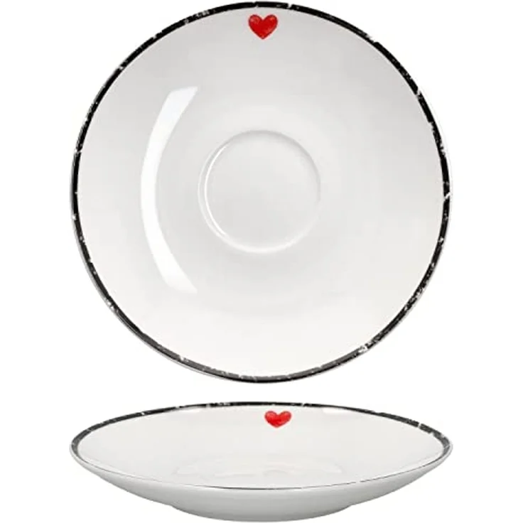 Ritzenhoff & Breker Becher 4tlg Set Caffee Amore Cappuccinotasse + Untertasse 200ml Cafe – Bild 5