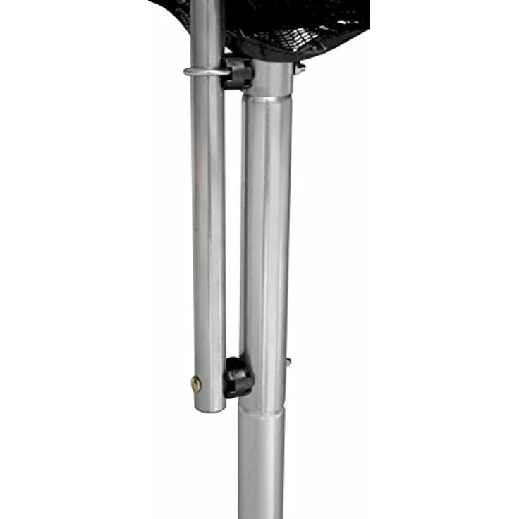 SixBros. SixJump 2,45 M Gartentrampolin Schwarz, inkl. Sicherheitsnetz, Leiter, Wetterplane und verzinkte Bodenhaken, max. 120 kg belastbar – Bild 4