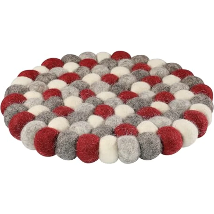 Untersetzer Topfuntersetzer Schafwolle Filz Ø21cm Cilio LANA ARDESIA 470741 – Bild 3