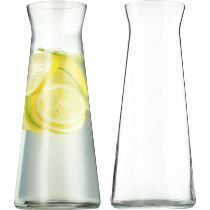 KADAX 2x Limonadenkaraffe 1L Glaskrug