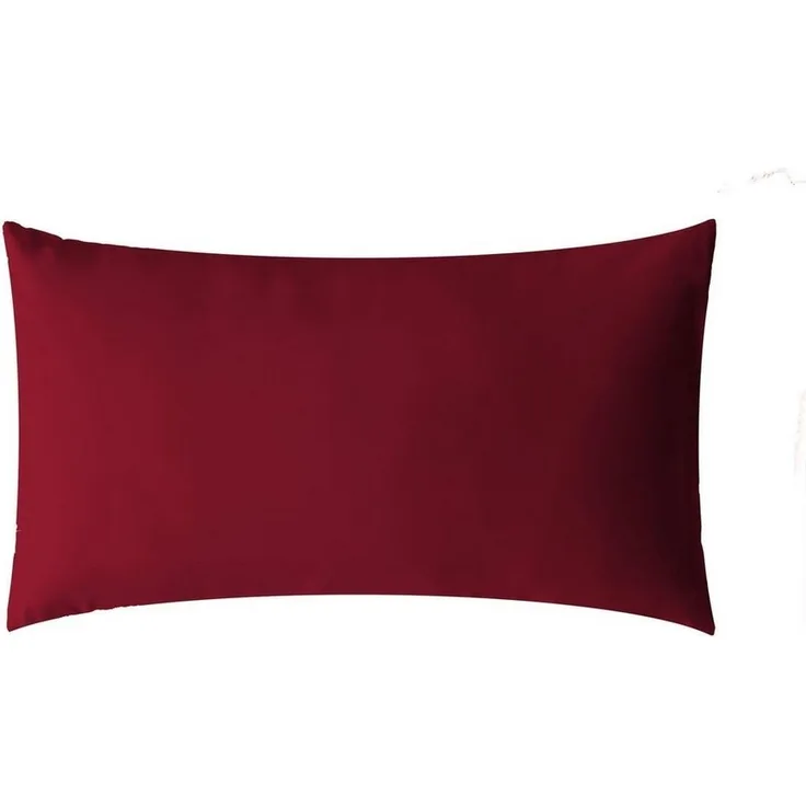 aqua-textil Kissenbezüge Luxury Kissenbezüge Kissenhüllen Mako Satin 30x50 cm bordeaux