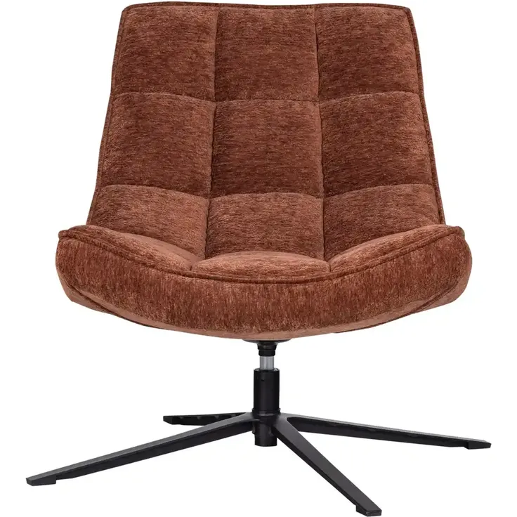 Drehsessel Maudi - Chenille-Stoff Braun – Bild 3