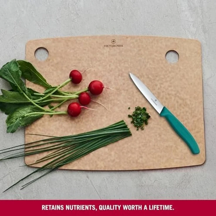 Victorinox Swiss Classic, Gemüsemesser, 10cm, Gerade, Mittelspitz, Grün – Bild 4