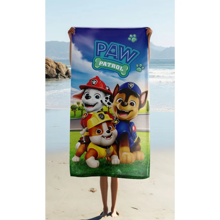 Paw Patrol Mikrofaser Badetuch 70x140cm Kinder Strandtuch – Bild 2