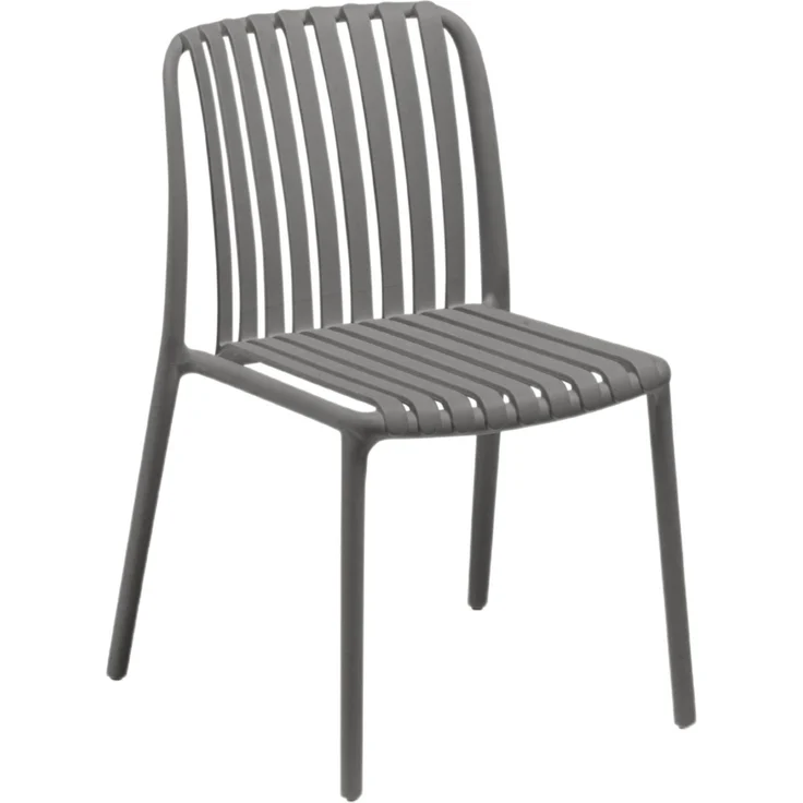 Kettler LAGO Stapelstuhl Grau wetterfest, Gartenstuhl stapelbar & ergonomisch – Bild 1