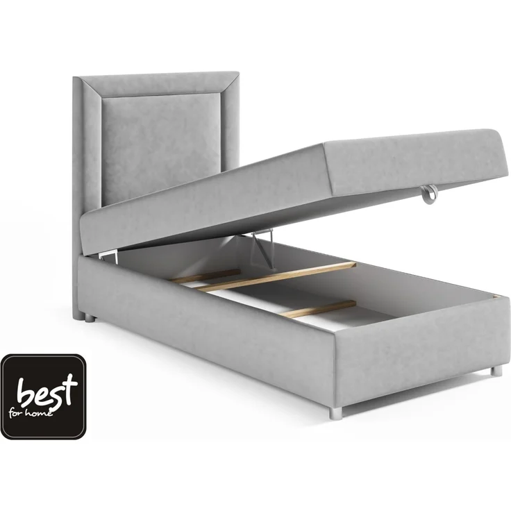 Best For Home Trinity K3 Single Bed Box Spring Bed with Bonnell Spring Mattress – Bild 7