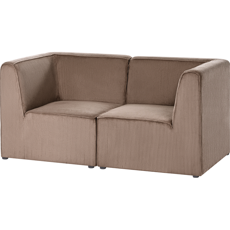 Modulsofa 2-Sitzer LEMVIG Cord Sandbeige – Bild 5