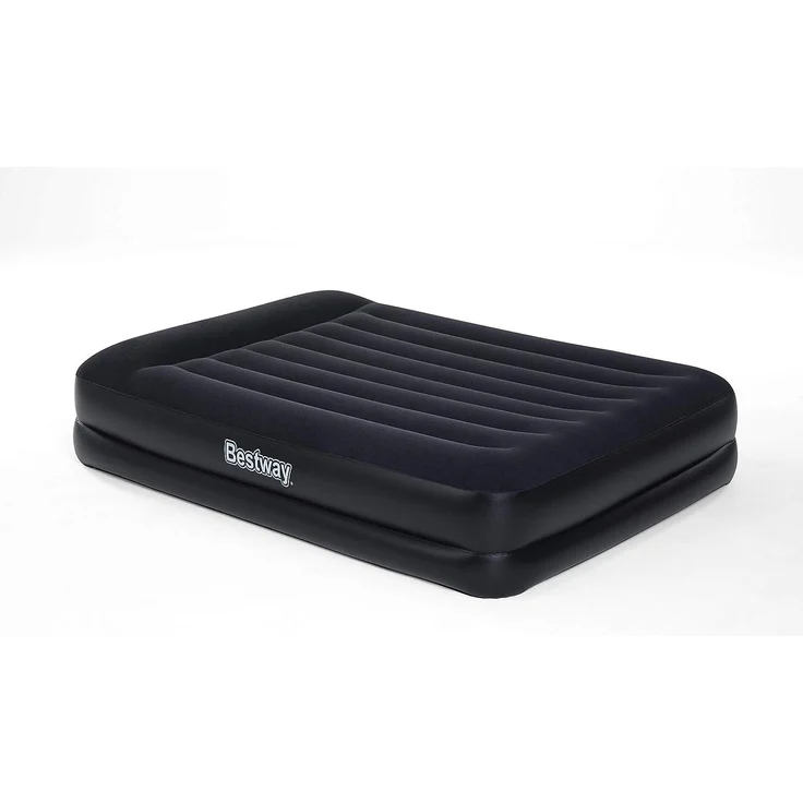 Bestway 'Aeroluxe' Doppel-Luftbett mit integrierter Elektropumpe, blau, 203 x 152 x 46 cm – Bild 9