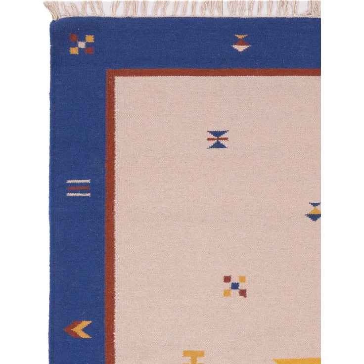 Kelim Teppich - Trendy - 240x170 cm - beige – Bild 3